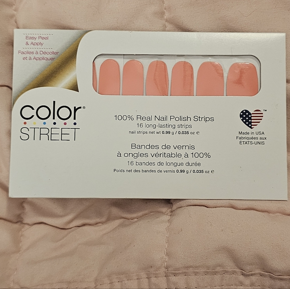 Color Street Coral Nail Polish Strips